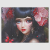 Fantasy Cute Flower Fairy Princess Decoupage Tissuepapier (Voorkant)