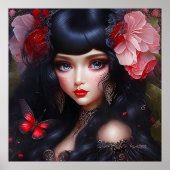 Fantasy Cute Flower Fairy Princess Poster (Voorkant)