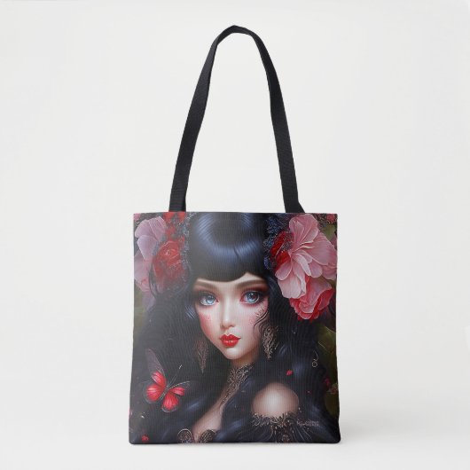 Fantasy Cute Flower Fairy Princess Tote Bag (Voorkant)