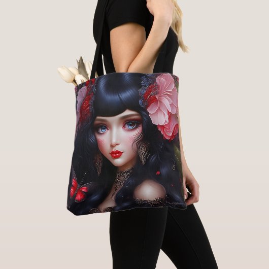 Fantasy Cute Flower Fairy Princess Tote Bag (Dichtbij)