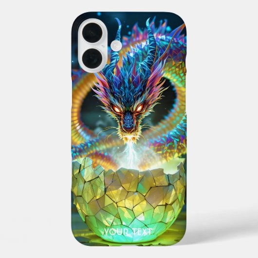 Fantasy Cute Groene Draken Ei Case-Mate iPhone Case (Achterkant)