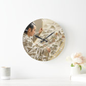 Fantasy Cute Japans Schilder Landschap Grote Klok (Huis)