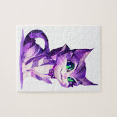 Fantasy Cute Kawaii baby Cheshire cat kitten Legpuzzel (Horizontaal)