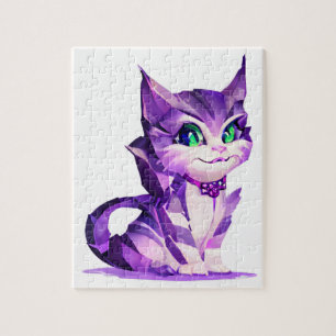 Fantasy Cute Kawaii baby Cheshire cat kitten Legpuzzel