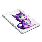 Fantasy Cute Kawaii baby Cheshire cat kitten Notitieboek (Rechterzijde)