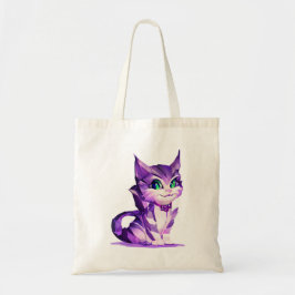 Fantasy Cute Kawaii baby Cheshire cat kitten Tote Bag
