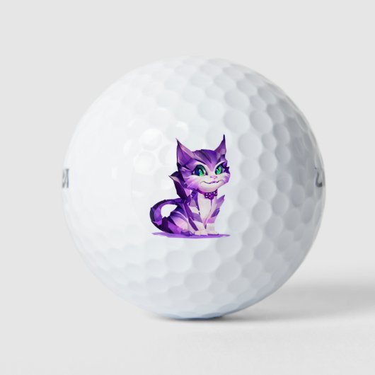 Fantasy Cute Kawaii baby Cheshire katje Golfballen (Voorkant)