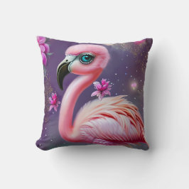 Fantasy Cute Kawaii baby flamingo Kussen
