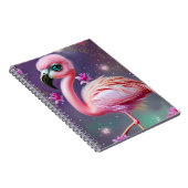 Fantasy Cute Kawaii baby flamingo Notitieboek (Rechterzijde)