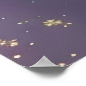 Fantasy Cute Kawaii baby flamingo Poster (Hoek)