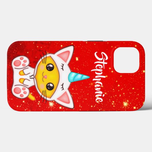 Fantasy Cute Kittycorn Case-Mate iPhone Case (Achterkant (horizontaal))