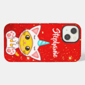 Fantasy Cute Kittycorn iPhone Hoesje (Achterkant horizontaal)