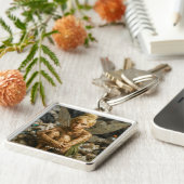 Fantasy Cute Klein Vuil Wezentje Sleutelhanger (Zijkant)