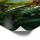 Fantasy Cute Knight Guarding Eggs Perfect Poster (Hoek)