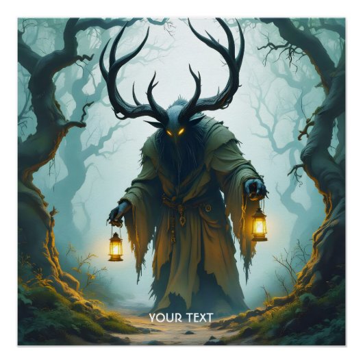Fantasy Cute Kolossale Schaduwrijke Behemoth Perfect Poster (Voorkant)