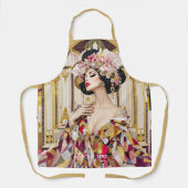 Fantasy Cute Lady Art Deco Schort (Voorkant)