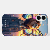 Fantasy Cute Leeuw Vlindervleugels Case-Mate iPhone Case (Achterkant (horizontaal))