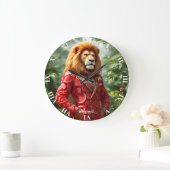 Fantasy Cute Leeuw Watermeloen Pak Grote Klok (Huis)