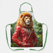 Fantasy Cute Leeuw Watermeloen Pak Schort (Voorkant)