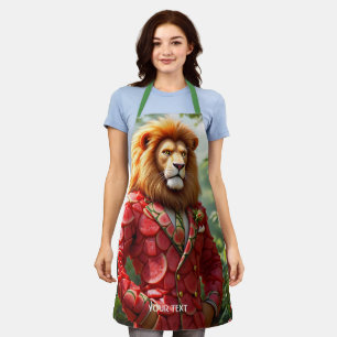 Fantasy Cute Leeuw Watermeloen Pak Schort