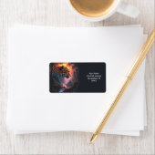 Fantasy Cute Leopard At Sunset Etiket (Insitu)