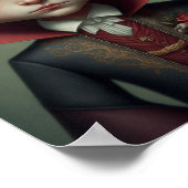 Fantasy Cute Little Vampire Boy Poster (Hoek)