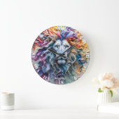 Fantasy Cute Melting Wax Lion Grote Klok (Huis)