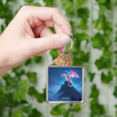 Fantasy Cute Mist Omhulde Draak Sleutelhanger (Hand)