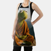Fantasy Cute Monk Frog Mountains Schort (Insitu)