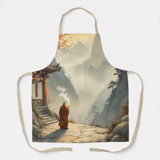 Fantasy Cute Monk Mountain Shrine Schort (Voorkant)