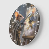 Fantasy Cute Mouse Painting Mouse Grote Klok (Hoek)
