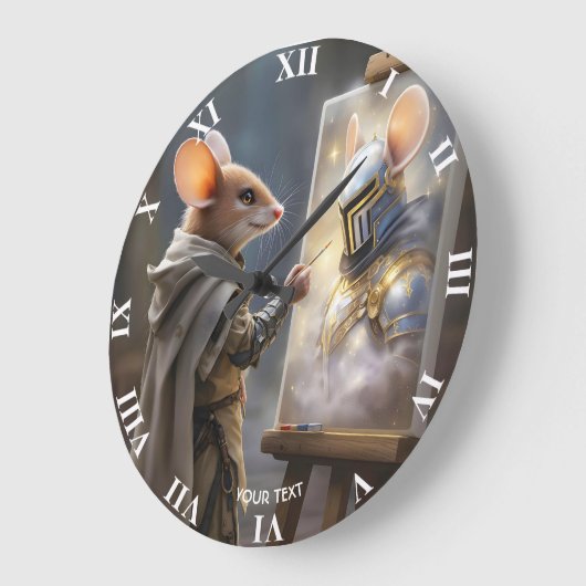 Fantasy Cute Mouse Painting Mouse Grote Klok (Hoek)