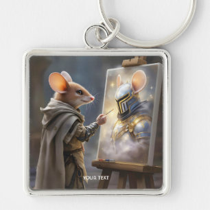 Fantasy Cute Muis Schilderen Muis Sleutelhanger