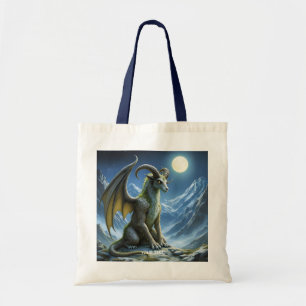 Fantasy Cute Mythische Ram Draak Tote Bag