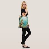 Fantasy Cute Otter Steampunk Pak Tote Bag (Op model)