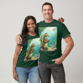 Fantasy Cute Otter Steampunk Suit T-shirt (Unisex)