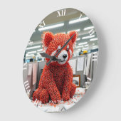Fantasy Cute Paper Clip Bear Grote Klok (Hoek)