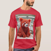 Fantasy Cute Paper Clip Bear T-shirt (Voorkant)