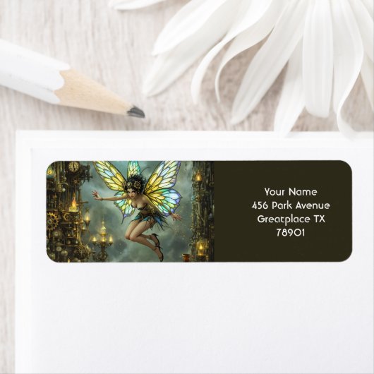 Fantasy Cute Pixie Butterfly Wings Etiket (Insitu)