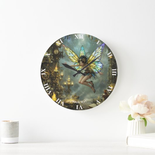 Fantasy Cute Pixie Vlindervleugels Grote Klok (Huis)