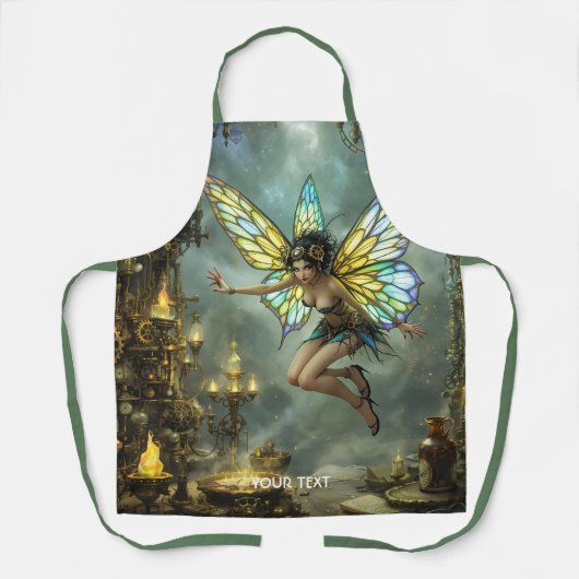 Fantasy Cute Pixie Vlindervleugels Schort (Voorkant)