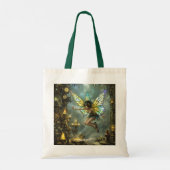 Fantasy Cute Pixie Vlindervleugels Tote Bag (Achterkant)