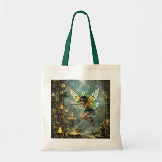Fantasy Cute Pixie Vlindervleugels Tote Bag (Voorkant)