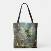 Fantasy Cute Pixie Vlindervleugels Tote Bag (Achterkant)