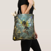Fantasy Cute Pixie Vlindervleugels Tote Bag (Dichtbij)