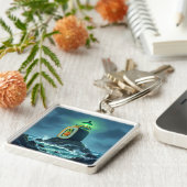 Fantasy Cute Reuzen Sushi Vuurtoren Sleutelhanger (Zijkant)