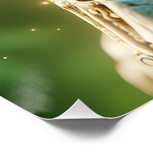 Fantasy Cute Robot Face Sculpture Perfect Poster (Hoek)