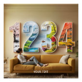 Fantasy Cute Season Four Numbers Perfect Poster (Voorkant)