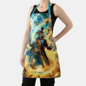 Fantasy Cute Steampunk Time Wizard Schort (Insitu)