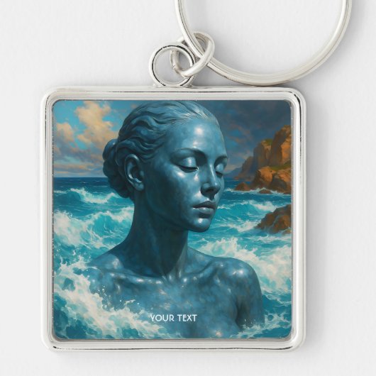 Fantasy Cute Stone Skin Zee Sleutelhanger (Voorkant)